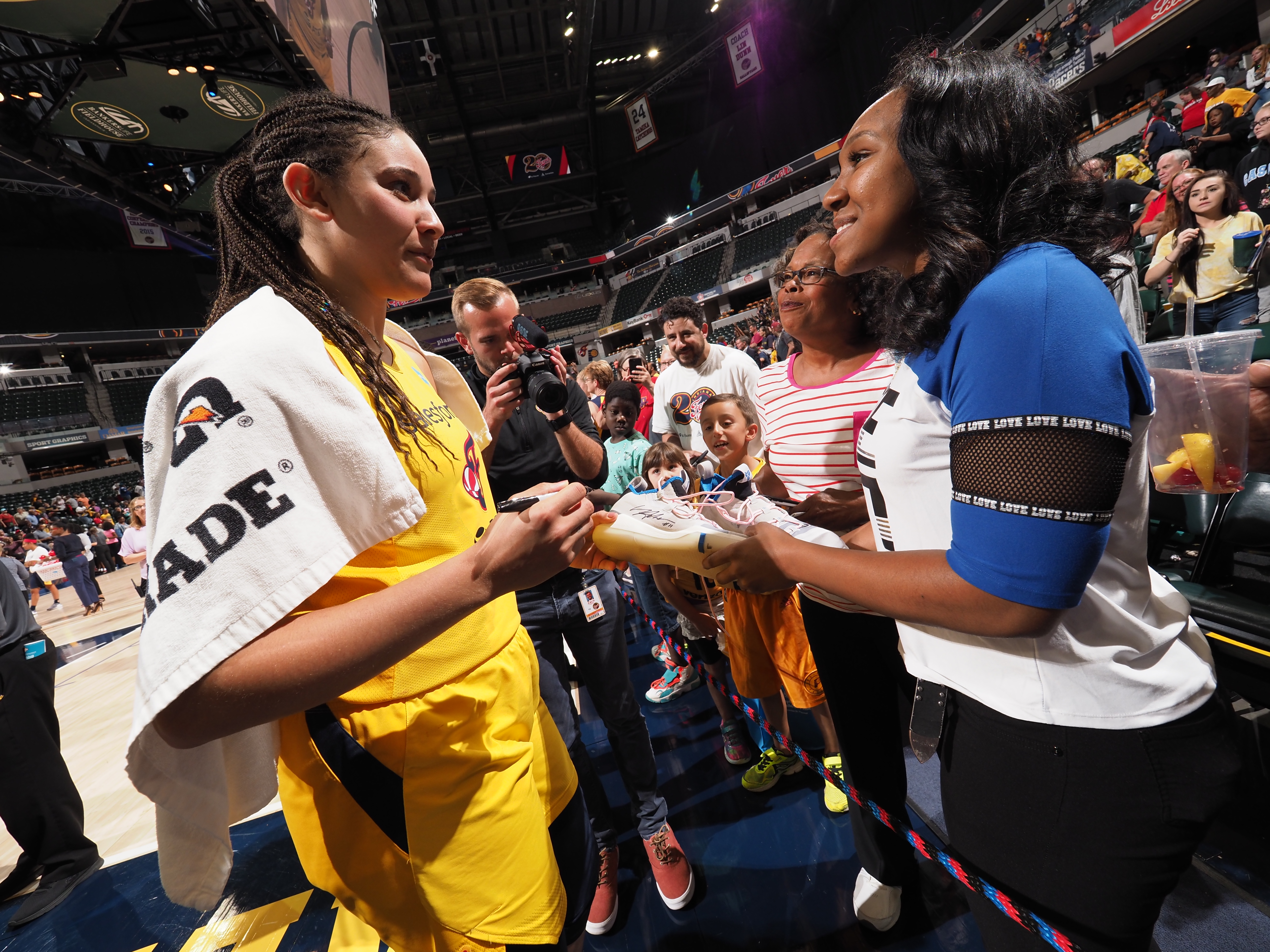 Natalie Achonwa Receives Seasonlong WNBA Community Assist Award